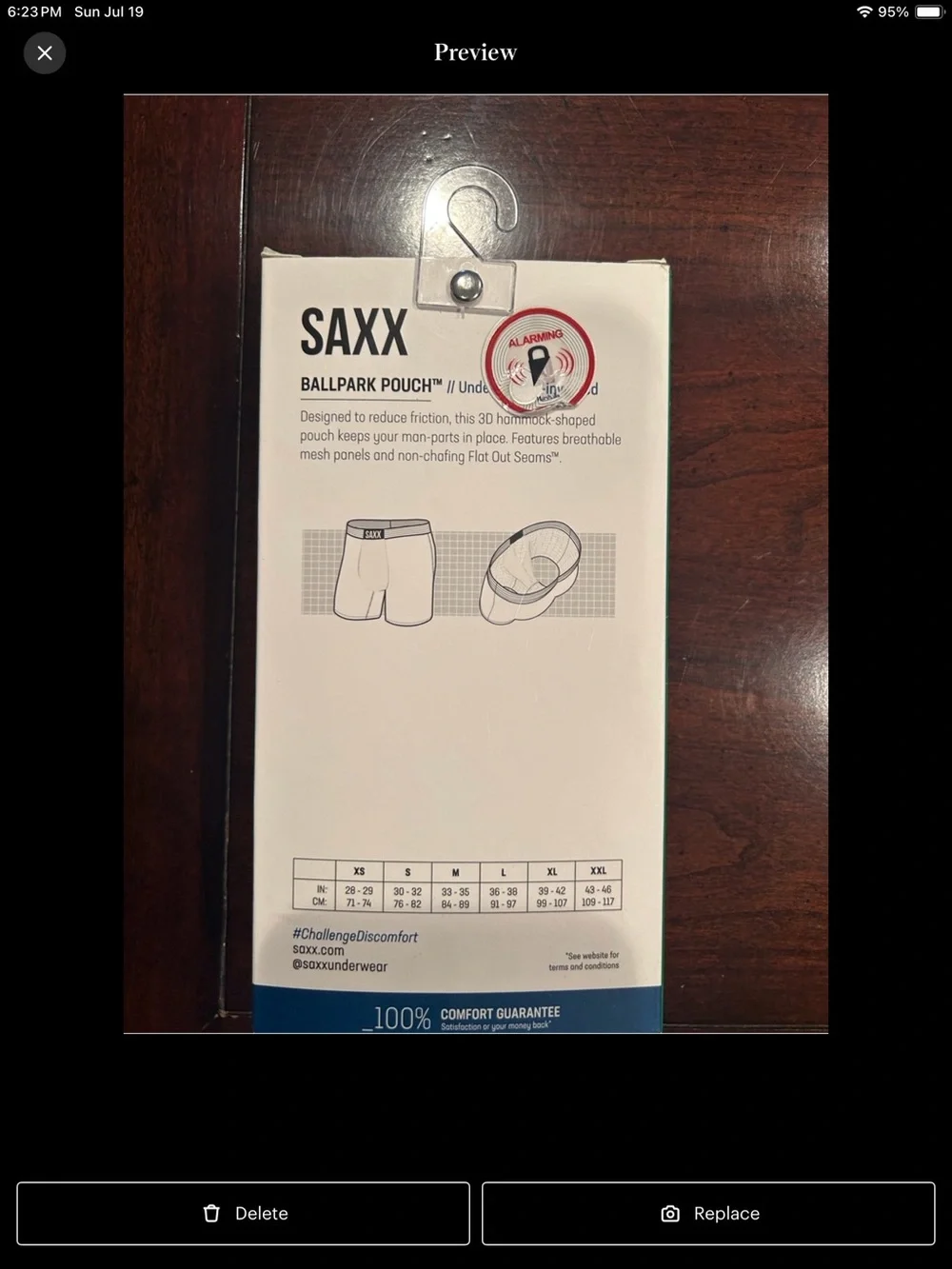 Saxx Volt Breathable Mesh Boxer Briefs - Orange and Gray